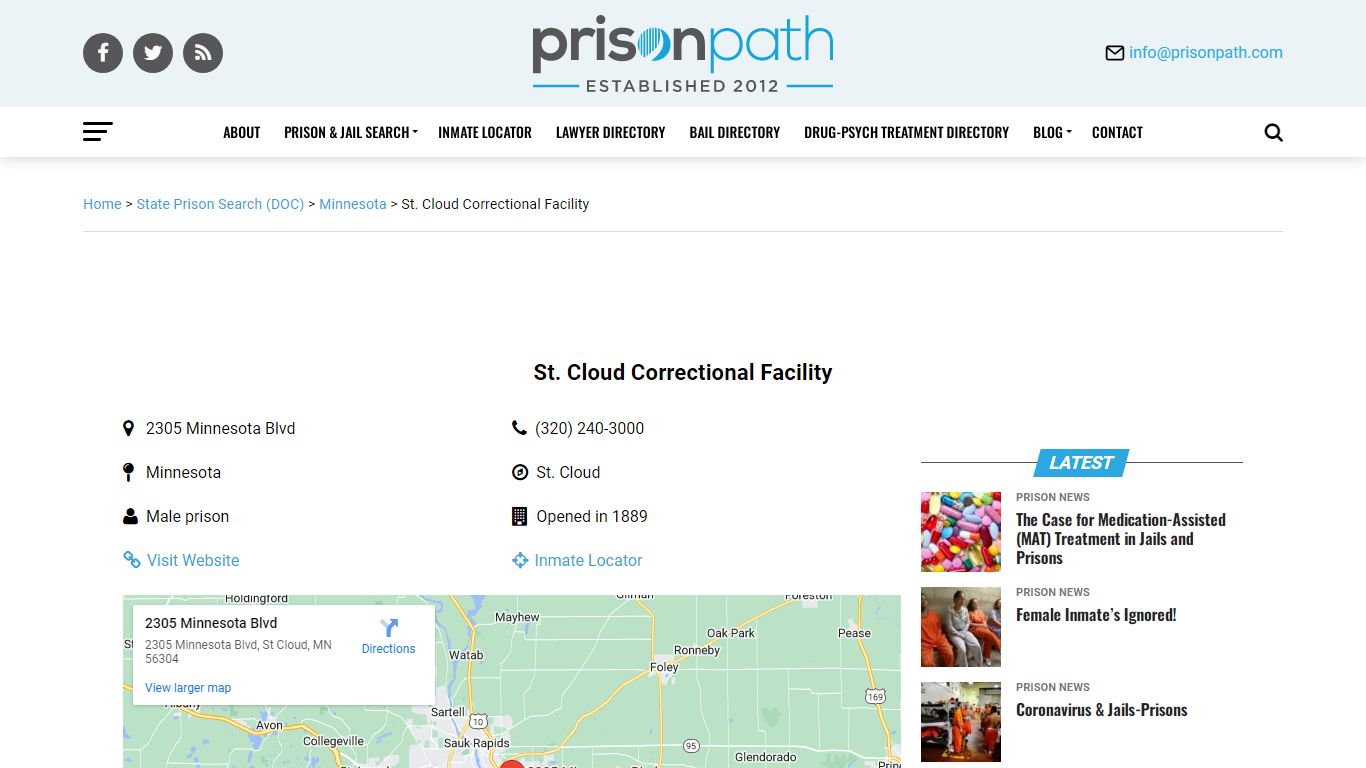 St. Cloud Correctional Facility - Prison Inmate Search & Locator ...